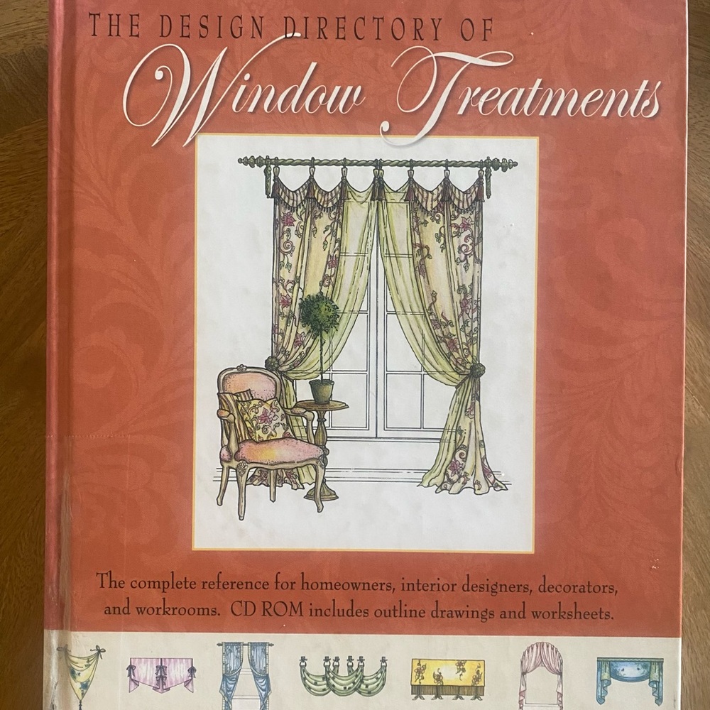 The Design Directory Of Window Treatments By Jackie Von Tobel, Hard Cover